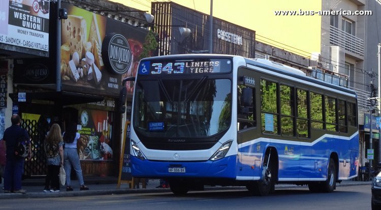 Mercedes-Benz OH 1621 L SB - Marcopolo Novo Torino - Cía. Noroeste
AF 006 BK

Línea 343 (Prov. Buenos Aires), interno 49
