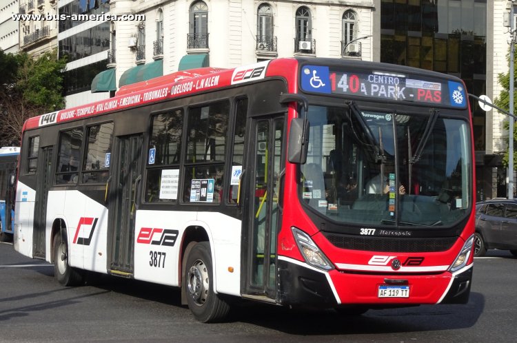 Volkswagen 18.280 OT LE - Marcopolo Novo Torino T344 - ERSA
AF 119 TT

Línea 140 (Buenos Aires), interno 3877
