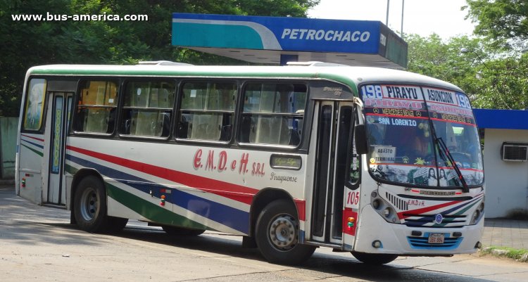 Mercedes-Benz OF - Neobus Spectrum City (en Paraguay) - EMDeH , Pirayuense
OBX 884
[url=https://bus-america.com/galeria/displayimage.php?pid=51024]https://bus-america.com/galeria/displayimage.php?pid=51024[/url]

Línea 198 (Asunción), unidad 105
