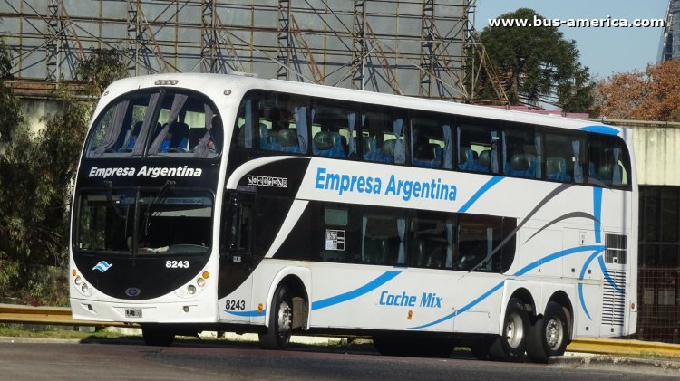 Mercedes-Benz O 500 RSD - Metalsur Starbus 2 405 - Emp.Argentina
LZL 805
[url=https://bus-america.com/galeria/displayimage.php?pid=58209]https://bus-america.com/galeria/displayimage.php?pid=58209[/url]

Emp. Argentina, interno 8243
