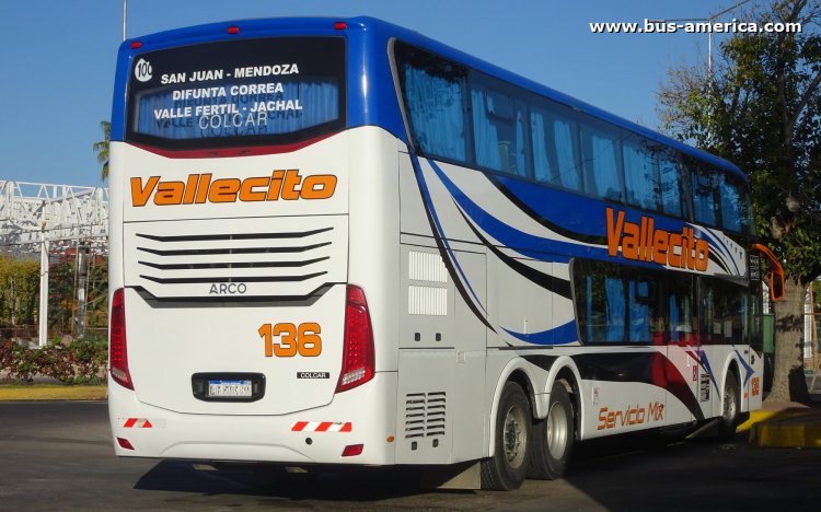 Mercedes-Benz O 500 RSD - Metalsur Starbus 3 405 - Vallecito
AF 506 RQ
[url=https://bus-america.com/galeria/displayimage.php?pid=61459]https://bus-america.com/galeria/displayimage.php?pid=61459[/url]

Vallecito, interno 136
