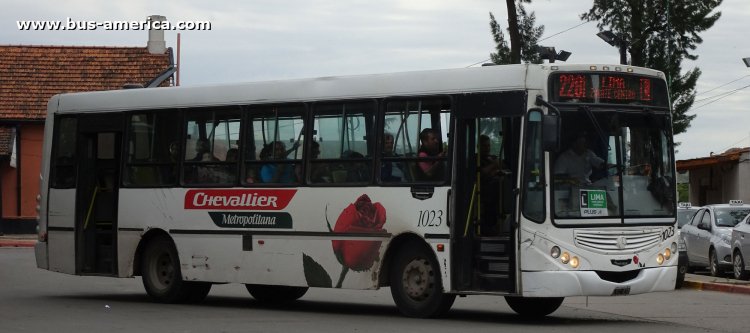 Mercedes-Benz OF 1418 - Metalpar Tronador 2010 - Chevallier Metropolitana
LEC 434

Línea 228A (Prov. Buenos Aires), interno 1023
