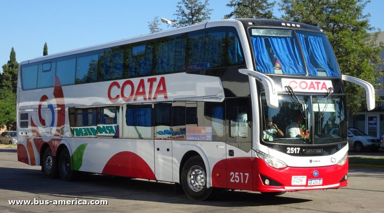 Scania K 400 B - Metalsur Starbus 3 405 - COATA
AB 428 QJ
[url=https://bus-america.com/galeria/displayimage.php?pid=51875]https://bus-america.com/galeria/displayimage.php?pid=51875[/url]

COATA (Prov. Córdoba), patente provincial 2256, interno 2517
