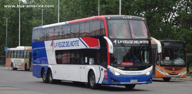 Scania K 400 B - Metalsur Starbus 3 405 - La Veloz del Norte
AC 400 DV

La Veloz del Norte, interno 4498
