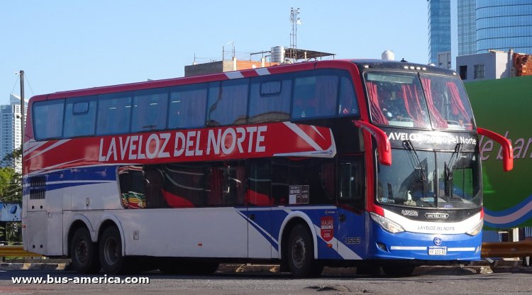 Scania K 400 B - Metalsur Starbus 3 405 - La Veloz del Norte
AF 123 AS
[url=https://bus-america.com/galeria/displayimage.php?pid=70106]https://bus-america.com/galeria/displayimage.php?pid=70106[/url]
[url=https://bus-america.com/galeria/displayimage.php?pid=70107]https://bus-america.com/galeria/displayimage.php?pid=70107[/url]

La Veloz del Norte, interno 4592
