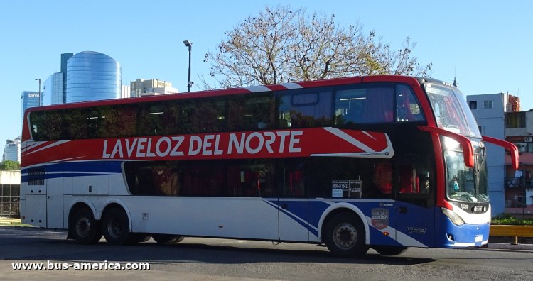Scania K 400 B - Metalsur Starbus 3 405 - La Veloz del Norte
AF 135 UM

La Veloz del Norte, interno 4612

