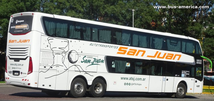 Scania K 440 B - Metalsur Starbus 3 405 - Attes.San Juan
AF 743 DI
[url=https://bus-america.com/galeria/displayimage.php?pid=65779]https://bus-america.com/galeria/displayimage.php?pid=65779[/url]
[url=https://bus-america.com/galeria/displayimage.php?pid=65780]https://bus-america.com/galeria/displayimage.php?pid=65780[/url]

Attes.San Juan, interno 422
