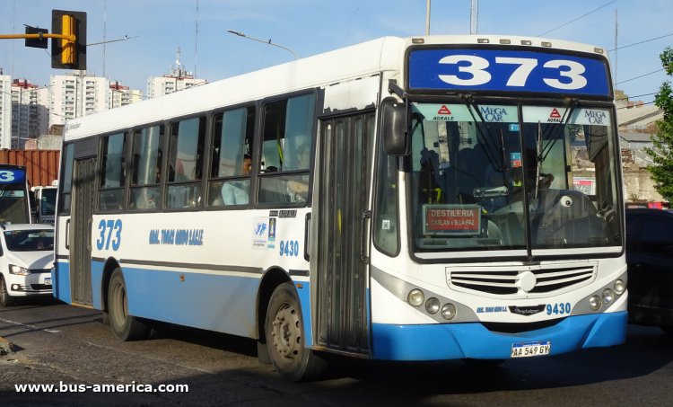 Agrale MA 15.0 - Metalpar Tronador 2010 - Gral. Tomas Guido
AA 549 GY

Línea 373 (Prov. Buenos Aires), interno 9430
