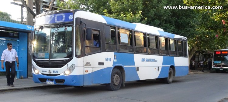 Agrale MA 15.0 - Metalpar Tronador Nueva Generación - Emp. San Vicente
AD 953 GT
[url=https://bus-america.com/galeria/displayimage.php?pid=56464]https://bus-america.com/galeria/displayimage.php?pid=56464[/url]

Línea 370 (Pcía. Buenos Aires), interno 5510
