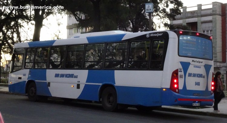 Agrale MA 17.0 - Metalpar Tronador Nueva Generación - Emp. San Vicente
AC 953 GU
[url=https://bus-america.com/galeria/displayimage.php?pid=56496]https://bus-america.com/galeria/displayimage.php?pid=56496[/url]

Línea 263A (Prov. Buenos Aires), interno 5403
