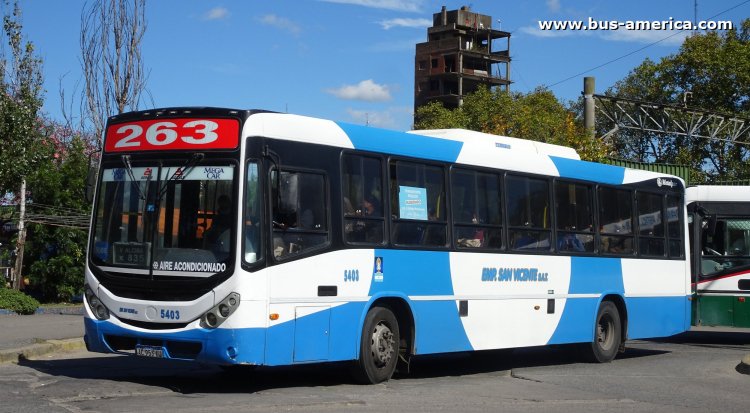 Agrale MA 17.0 - Metalpar Tronador Nueva Generación - Emp. San Vicente
AC 953 GU
[url=https://bus-america.com/galeria/displayimage.php?pid=56495]https://bus-america.com/galeria/displayimage.php?pid=56495[/url]

Línea 263A (Prov. Buenos Aires), interno 5403
