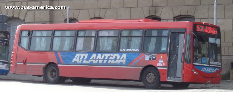 Agrale MT 15.0 LE - Metalpar Iguazú 2010 - Atlántida
KUM 906

Línea 57 (ramal ex línea 52 - Buenos Aires), interno 6649 [2012 - enero 2021]
