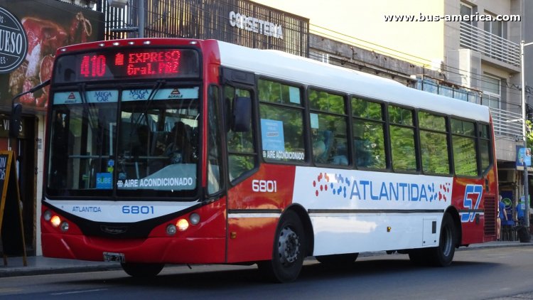 Agrale MT 15.0 LE - Metalpar Iguazú 2010 PH 0078 - Atlántida
NVP 217

Línea 410 (Prov. Buenos Aires), interno 6801
