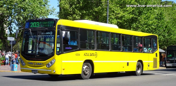 Mercedes-Benz O 500 U - Metalpar Iguazú Nueva Generación - Azúl
AD 637 QH

Línea 203 (Prov. Buenos Aires), interno 4264
