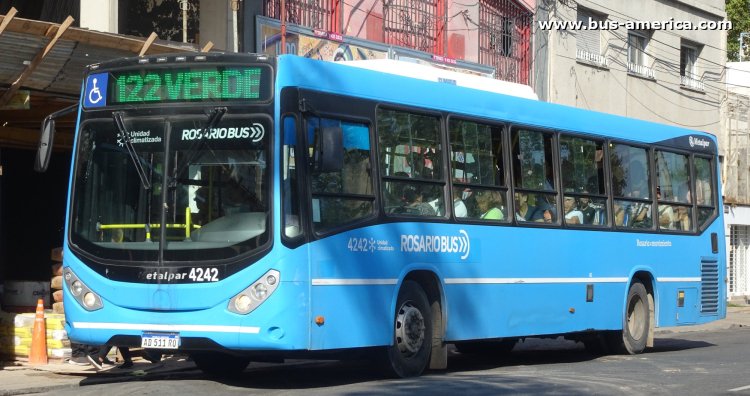 Mercedes-Benz O 500 U - Metalpar Iguazú Nueva Generación - Rosario Bus
AD 511 RO

Línea 122 (Rosario), interno 4242

