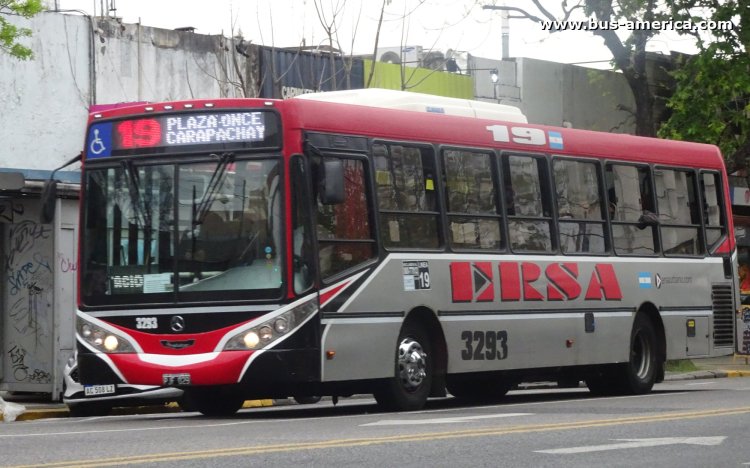 Mercedes-Benz O 500 U - Metalpar Iguazú 2010 - ERSA , MOSSA
PJF 029

Línea 19 (Buenos Aires), interno 3293
