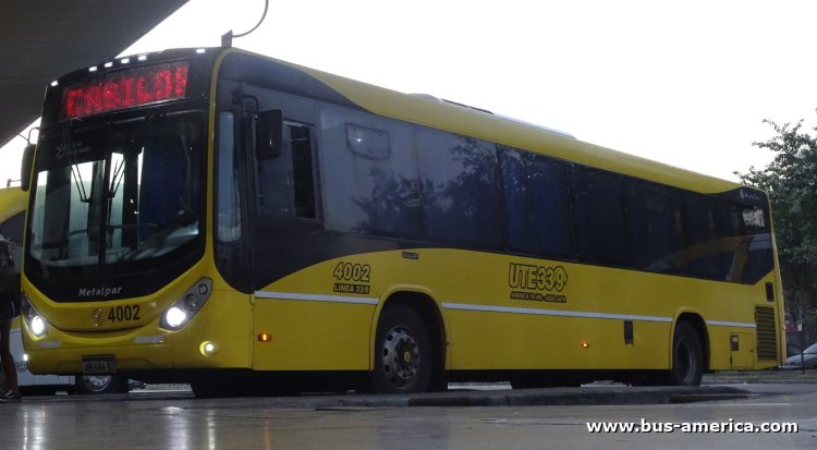 Mercedes-Benz O 500 U - Metalpar Iguazú Nueva Generación PH 0113 - UTE 33/9
AB 684 PJ
[url=https://bus-america.com/galeria/displayimage.php?pid=64242]https://bus-america.com/galeria/displayimage.php?pid=64242[/url]

UTE 33/9 (Prov.Santa Fe), interno 4002
