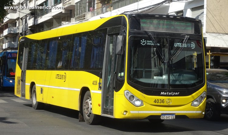 Mercedes-Benz O 500 U - Metalpar Iguazú Nueva Generación PH 0113 - UTE 33/9
AC 062 EB

UTE 33/9 (Prov.Santa Fe), interno 4036
