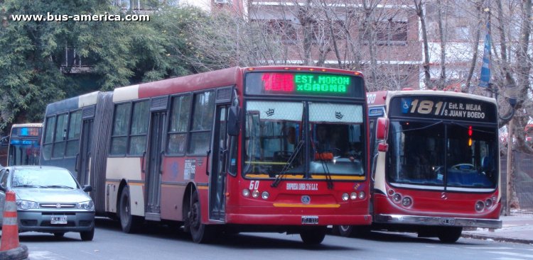 Mercedes-Benz O-500 UA - Metalpar Iguazú 2007 - Empresa Línea 216
JTJ 112

Línea 166 (Buenos Aires), interno 60
