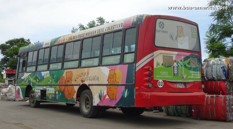 Mercedes-Benz OF 1418 - Metalpar Tronador 2010 - Ecobus
KBI 175

Líneas A & B (Tafí Viejo), interno 03

Se puede conocer en un video breve el sistema en: [url=https://www.youtube.com/watch?v=-fV4jYAOmz8]https://www.youtube.com/watch?v=-fV4jYAOmz8[/url]
