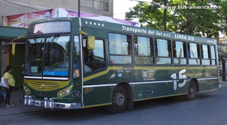 Mercedes-Benz OF 1418 - Metalpar Tronador 2010 - Transp. Del Sur
LLF 495
[url=https://bus-america.com/galeria/displayimage.php?pid=52849]https://bus-america.com/galeria/displayimage.php?pid=52849[/url]

Línea 515 (Pdo. A.Brown), interno 12
