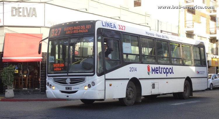 Mercedes-Benz OF 1418 - Metalpar Tronador 2010 - Metropol , Libertador San Martín
LOY 244

Línea 336 (Prov.Buenos Aires, cumplidad con unidad de línea 327), interno 2014
