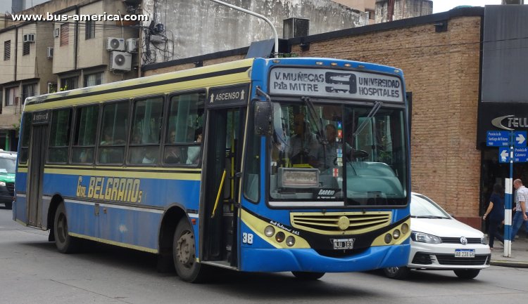Mercedes-Benz OF 1519 - Metalpar Tronador 2010 - Gral.Belgrano
NJU 183

Línea 9 (S.M.Tucumán), interno 38
