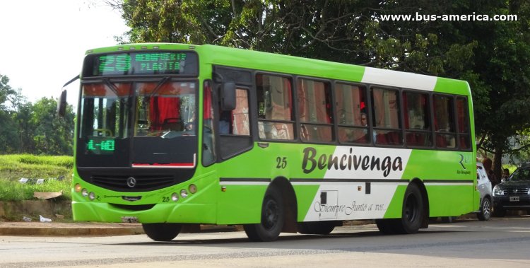 Mercedes-Benz OF 1418 - Metalpar Tronador - Bencivenga , Río Uruguay
¿NBG 612?
[url=https://bus-america.com/galeria/displayimage.php?pid=60944]https://bus-america.com/galeria/displayimage.php?pid=60944[/url]

Línea 28 (Posadas), interno 25

