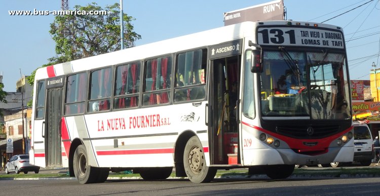 Mercedes-Benz OF 1418 - Metalpar Tronador 2010 - La Nueva Fournier
OHL 007

Línea 131 (Prov.Tucumán), interno 209
