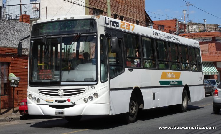 Mercedes-Benz OF 1418 - Metalpar Tronador 2010 - Isleña Metropolitana
OBG 119

Línea 237 V (Prov.Buenos Aires), interno 2150
