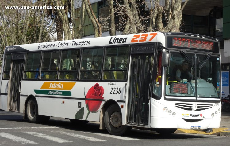 Mercedes-Benz OF 1519 - Metalpar Tronador 2010 - Isleña Metropolitana
AB 396 FK

Línea 237 T (Prov.Buenos Aires), interno 2238

