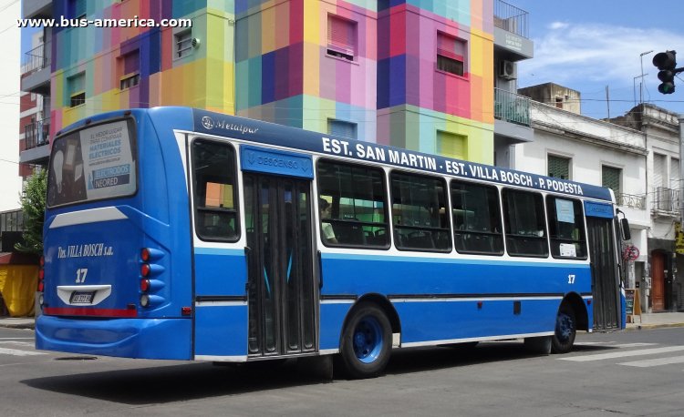 Mercedes-Benz OF 1519 - Metalpar Tronador 2010 - Transp. Villa Bosch
AB 321 HV
[url=https://bus-america.com/galeria/displayimage.php?pid=63517]https://bus-america.com/galeria/displayimage.php?pid=63517[/url]

Línea 328 (Prov. Buenos Aires), interno 17
