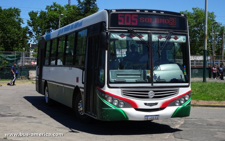 Mercedes-Benz OF 1621 - Metalpar Tronador 2010 - ETDel Sur
AB 405 FZ
[url=https://bus-america.com/galeria/displayimage.php?pid=52872]https://bus-america.com/galeria/displayimage.php?pid=52872[/url]

Línea 505 (Pdo. Alte. Brown), interno 64
