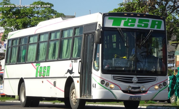 Mercedes-Benz OF 1721 - Metalpar Tronador 2010 - TESA
AB 267 MU

T.A.Cdad.Alderetes (Prov.Tucumán), interno 61
