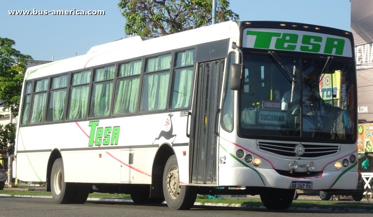 Mercedes-Benz OF 1721 - Metalpar Tronador 2010 - TESA
AB 267 MV

T.A.Cdad.Alderetes (Prov.Tucumán), interno 62
