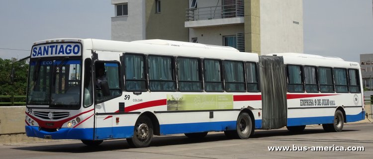 Mercedes-Benz OF 1722 [Colcar BA 2522 MD] - Metalpar Tronador 2010 - 9 de Julio
OEI 726
[url=https://bus-america.com/galeria/displayimage.php?pid=67690]https://bus-america.com/galeria/displayimage.php?pid=67690[/url]
[url=https://bus-america.com/galeria/displayimage.php?pid=67691]https://bus-america.com/galeria/displayimage.php?pid=67691[/url]
[url=https://bus-america.com/galeria/displayimage.php?pid=67692]https://bus-america.com/galeria/displayimage.php?pid=67692[/url]

Línea 21 (Prov.Sgo.del Estero), interno 59
