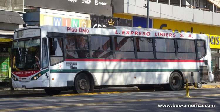 Mercedes-Benz OH 1618 L SB - Metalpar Iguazú 2010 -L.Expreso Liniers
IWB 947

Línea 88 (Buenos Aires), interno 28
