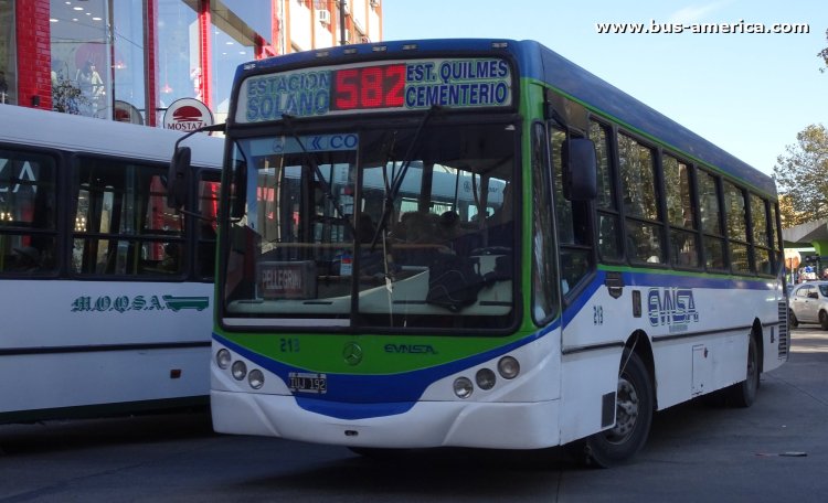 Mercedes-Benz OH 1618 L SB - Metalpar Iguazú 2010 - EVHSA
IUJ 192

Línea 582 (Pdo.Quilmes), interno 213
