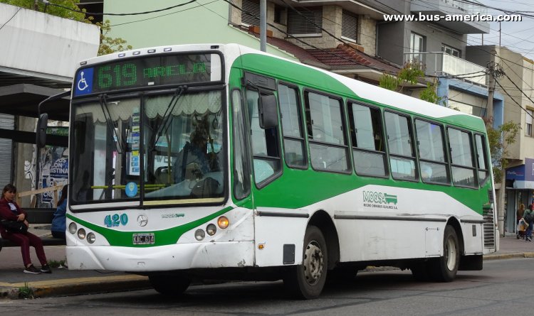 Mercedes-Benz OH 1618 L SB - Metalpar Iguazu 2010 - MOQSA
KAC 614

Línea 619 (Pdo. Berazategui), interno 420
