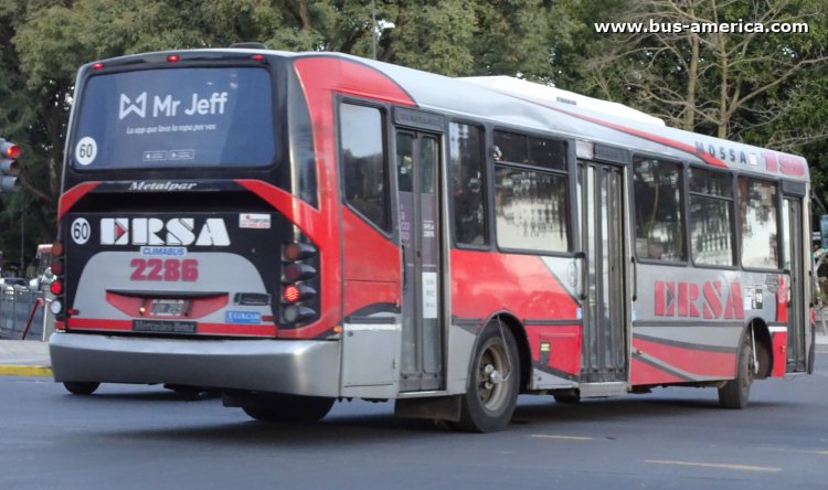 Mercedes-Benz OH 1618 L SB - Metalpar Iguazú 2010 - ERSA , MOSSA
JUY 219

Línea 19 (Buenos Aires), interno 2286
