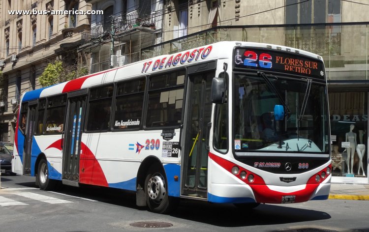 Mercedes-Benz OH 1621 L SB - Metalpar Iguazú 2010 - 17 de Agosto
KZV 167

Línea 26 (Buenos Aires), interno 230
