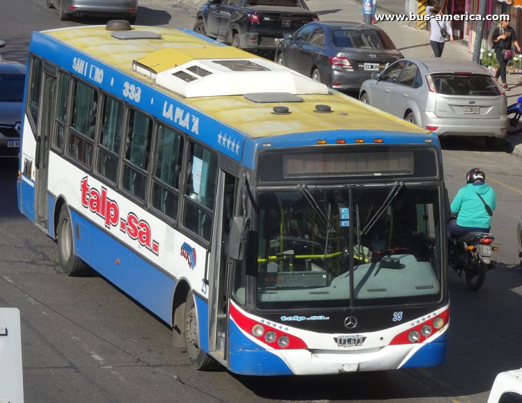 Mercedes-Benz OH 1618 L SB - Metalpar Iguazú 2010 - TALP
LFI 673

Línea 406 (Prov. Buenos Aires), interno 25
