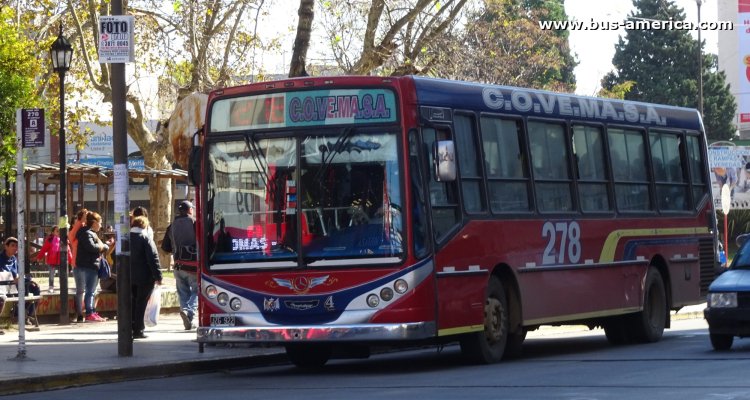 Mercedes-Benz OH 1618 L SB - Metalpar Iguazú 2010 - COVEMASA
JZG 922

Línea 278 (Prov. Buenos Aires), interno 4

