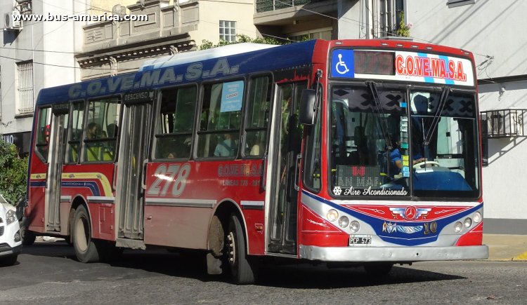 Mercedes-Benz OH 1618 L SB - Metalpar Iguazú 2010 - COVEMASA
PCP 573
[url=https://bus-america.com/galeria/displayimage.php?pid=61920]https://bus-america.com/galeria/displayimage.php?pid=61920[/url]

Línea 278 (Prov. Buenos Aires), interno 10
