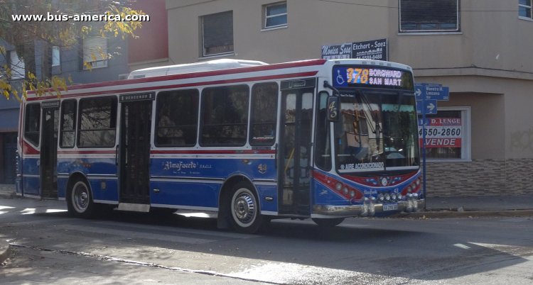 Mercedes-Benz OH 1618 L SB - Metalpar Iguazú 2010 - Almafuerte
AA 298 UU
[url=https://bus-america.com/galeria/displayimage.php?pid=62565]https://bus-america.com/galeria/displayimage.php?pid=62565[/url]
[url=https://bus-america.com/galeria/displayimage.php?pid=62567]https://bus-america.com/galeria/displayimage.php?pid=62567[/url]

Línea 218 (Prov.Buenos Aires), interno 43
