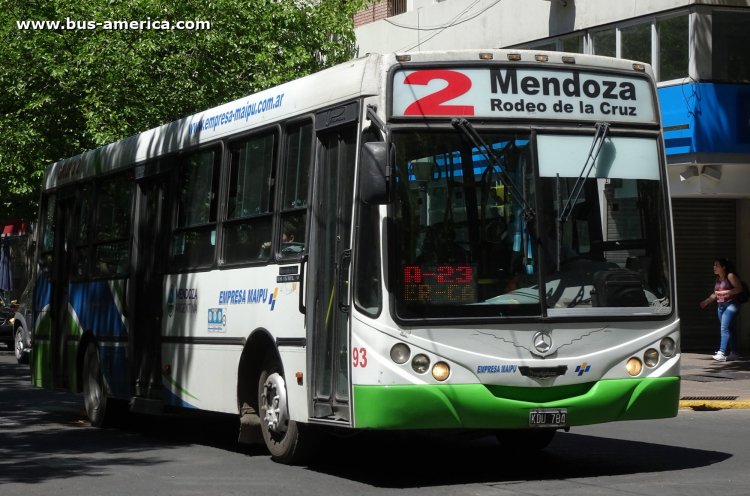 Mercedes-Benz OH 1618 L SB - Metalpar Iguazú 2010 PH 0066 - Maipú
KDU 784

Línea A23 (Mendoza), unidad 93
