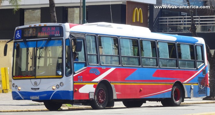 Mercedes-Benz OH 1621 L SB - Metalpar Iguazú 2010 PH 0102 - TALP
AA 595 EJ
[url=https://bus-america.com/galeria/displayimage.php?pid=67142]https://bus-america.com/galeria/displayimage.php?pid=67142[/url]

Línea 338 (Prov.Buenos Aires), interno 56 (0064) [2024]
Ex línea 273 (Prov.Buenos Aires), interno 64 [2016 - 2024]
