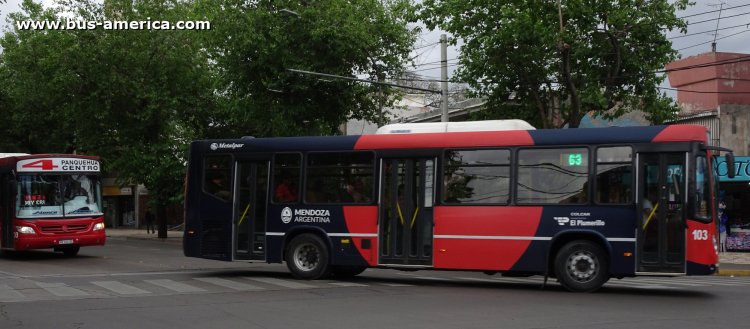 Mercedes-Benz OH 1621 L SB - Metalpar Iguazú Nueva Generación - El Plumerillo
Línea 63 (Mendoza), interno 103 [2018]
