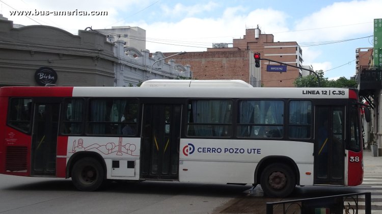 Mercedes-Benz OH 1621 L SB - Metalpar Iguazú Nueva Generación PH 0108 - Cerro Pozo UTE , Yerba Buena
Línea 12 (San Miguel de Tucumán), interno 38
