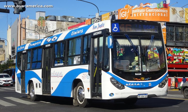 Mercedes-Benz OH 1621 L SB - Metalpar Iguazú Nueva Generación PH 108 - UTESA
AC 084 VH

Línea 46 (Buenos Aires), interno 25
Ex línea 180 (Buenos Aires), interno ¿?
